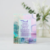 Carte Postale Papa, Tu T'Es Tenu À Côté De Moi - Sympathie (Debout devant)