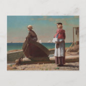 Carte Postale Papa va venir à Winslow Homer Art (Devant)
