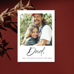 Carte Postale Papa Veux-Tu Me Faire Descendre La Mariée Père Ais<br><div class="desc">Papa Will You Walk Me Down The Aisle Père de la mariée Proposition</div>