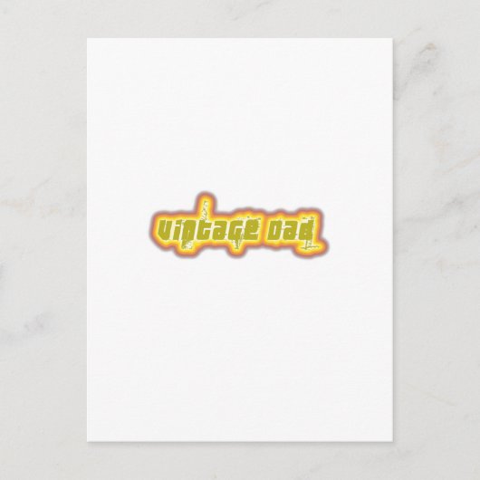 Carte postale papa vintage (Devant)