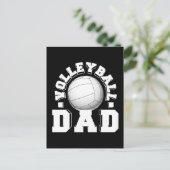 Carte Postale Papa volley-ball École vintage élégant (Debout devant)