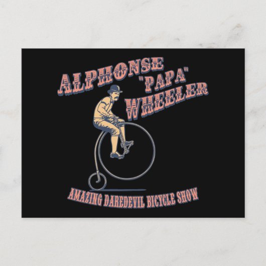 Carte Postale Papa Wheeler (Devant)