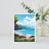 Carte Postale Papagayo Peninsula Costa Rica Illustration de voya (Debout devant)