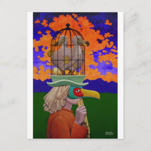 Carte Postale Papageno ou The Birdcatcher