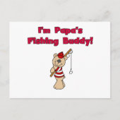 Carte Postale Papa's Fishing Buddy Tshirts and Gifts (Devant)