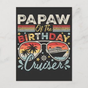 Carte Postale Papaw de la croisière d'anniversaire Vacances