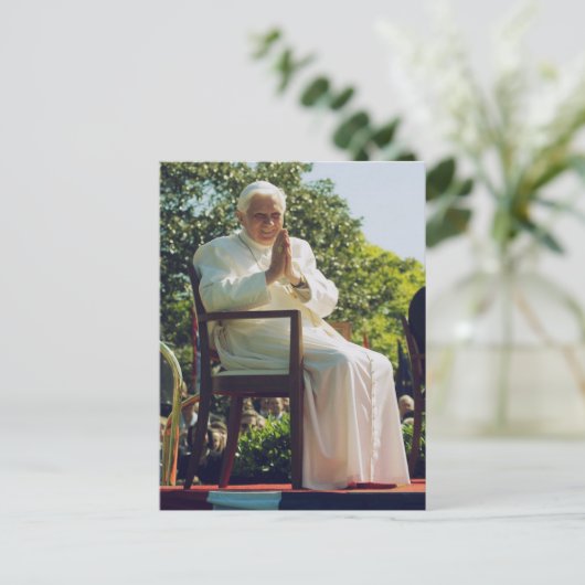 Carte Postale Pape Benoît (Debout devant)