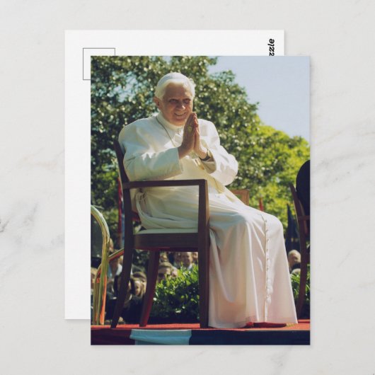 Carte Postale Pape Benoît (Devant / Derrière)