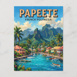 Carte Postale Papeete, Tahiti France