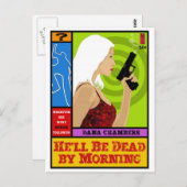 Carte postale Paperback : Il sera mort le matin (Devant / Derrière)