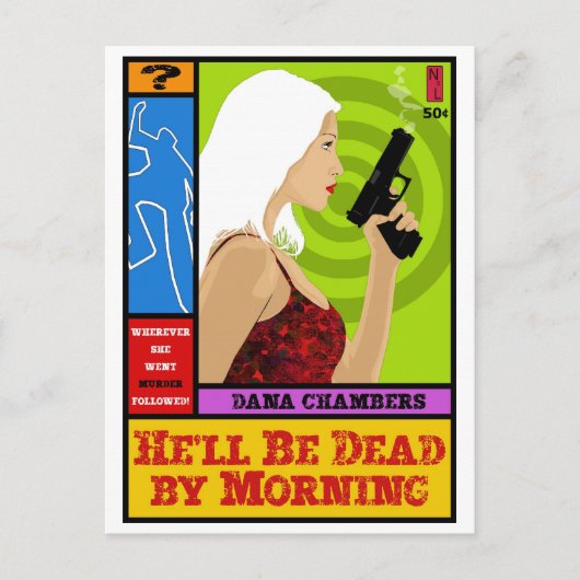 Carte postale Paperback : Il sera mort le matin (Devant)