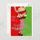 Carte postale Paperback : Mistletoe Missy (Devant / Derrière)