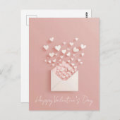 Carte Postale Papercut Hearts La Saint Valentin (Devant / Derrière)