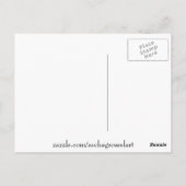 Carte Postale Papes rouges Art Floral moderne (Dos)