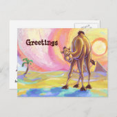 Carte Postale Papeterie en chameau (Devant / Derrière)