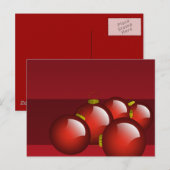 Carte Postale Papeterie rouge (Devant / Derrière)