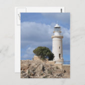 Carte postale Paphos Cyprus Lighthouse (Devant / Derrière)