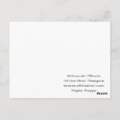 Carte Postale Papier (Dos)