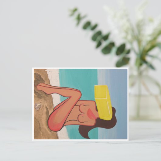 Carte postale Papier (Debout devant)