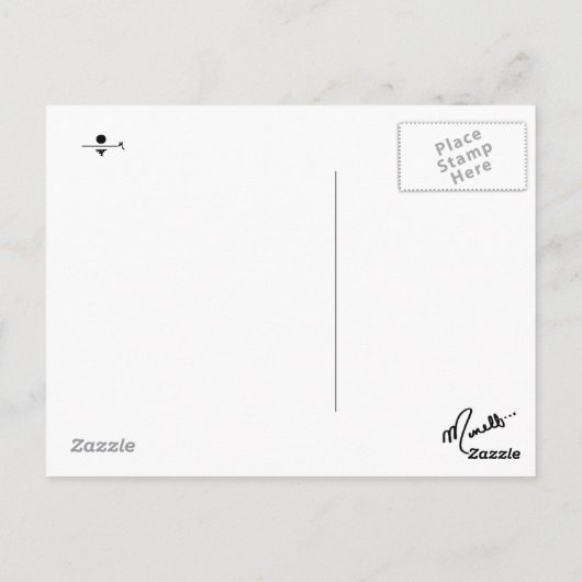 Carte postale Papier (Dos)