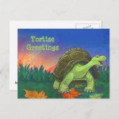 Carte Postale Papier à lettres Tortoise (Devant / Derrière)