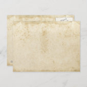 Carte postale Papier Antique Vierge (Devant / Derrière)