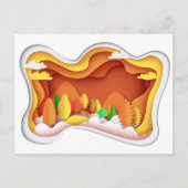 Carte Postale Papier Artisanat Automne Couleurs d'automne (Devant)