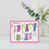 Carte postale Papier Brooke Glamor Girl (Debout devant)