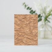 Carte Postale Papier Brown écrasé (Debout devant)