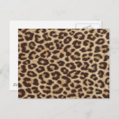 Carte Postale Papier Cheetah Skin (Devant / Derrière)