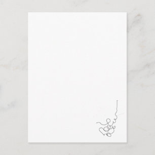 Carte Postale papier, crayon