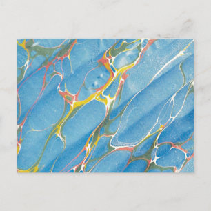 Carte postale papier fin Vintage décoratif