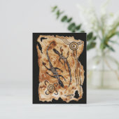 Carte Postale Papier Goannas (Debout devant)