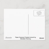 Carte Postale Papier Goannas (Dos)