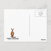 Carte Postale Papier Kangaroo (Dos)