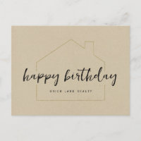 Papier Kraft Joyeux Anniversaire Agence Immobilièr
