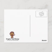 Carte Postale Papier Lion (Dos)