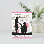 Carte Postale Papier mariage (Debout devant)