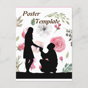Carte Postale Papier mariage