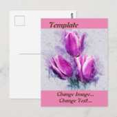 Carte Postale Papier mariage (Devant / Derrière)