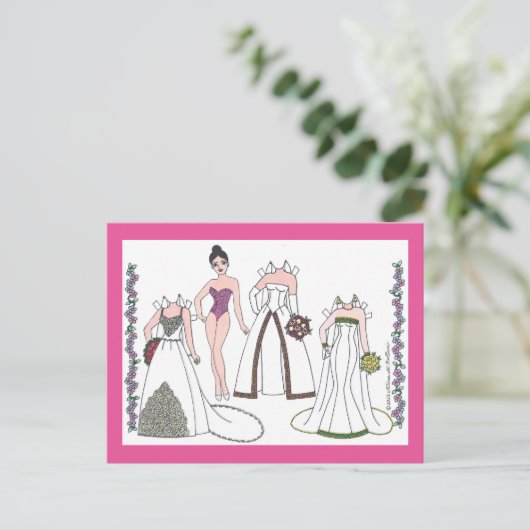 Carte postale papier moderne Bride III (Debout devant)