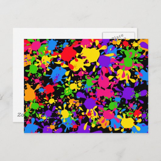 Carte Postale Papier peint (Devant / Derrière)