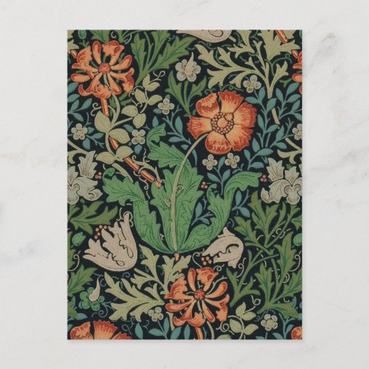 Carte Postale Papier peint classique William Morris Compton (Devant)