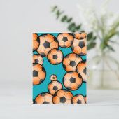 Carte Postale Papier peint de soccer (Debout devant)