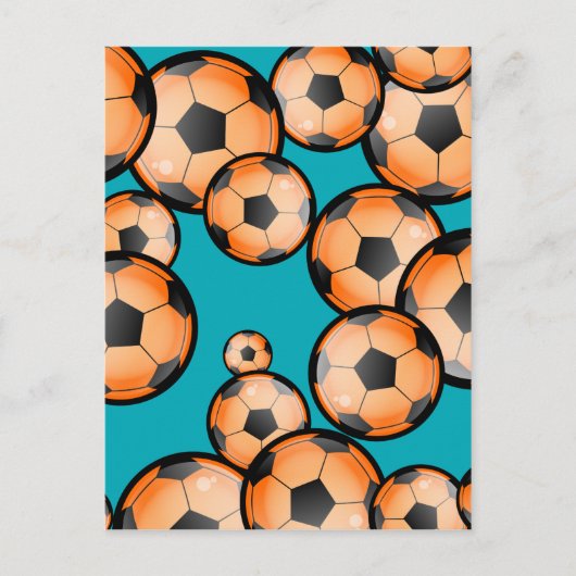 Carte Postale Papier peint de soccer (Devant)