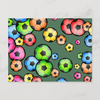 Carte Postale Papier peint de soccer