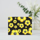 Carte Postale Papier peint de soccer (Debout devant)