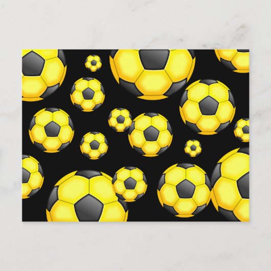 Carte Postale Papier peint de soccer (Devant)