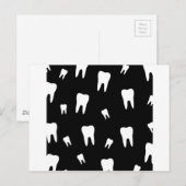 Carte Postale papier peint dent (Devant / Derrière)