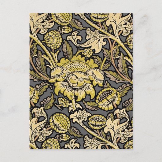 Carte Postale Papier peint floral William Morris Wey (Devant)